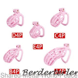 Cobra Pink Male Chastity Delay Cage Rings Device Training Couples Bound Sleeve