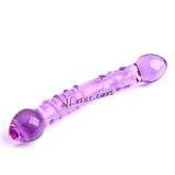 Double Pyrex Glass Anal Butt Plug Crystal Dildo Penis Erotic Adult Couple Game