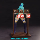 1/8 Resin Figure Model Kit Konosuba Aqua Pillory Miniature Unassembled Unpainted