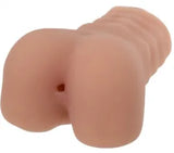 Ribbed Inner tunnel Ass Stroker Tight Anal Masturbator Sleeve Soft Booty Compact