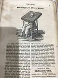 Antique Print 1823  - China - The CANGUE - Or Chinese Pillory - Crime & Punish