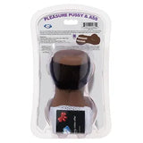 Pleasure Mini Body Stroker Pussy and Breasts Realistic Hand Stroker Brown, New