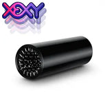 1x Ribbed Male Sex Toy Stroker Cock Sleeve Black Penis masturbator Stretchy+