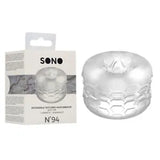 Sono N0. 94 Reversible Textured Male Masturbator Sleeve Stroker Toy Transparent