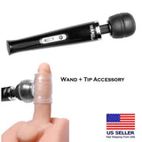 Ultimate Power Male Wand Masturbation Kit Stroker Vibe Penis Sleeve Men Sex Toy