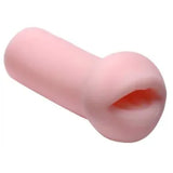 Pink Tight Mouth Stroker Deep Throat Masturbator Sleeve Compact Textured Tunnel