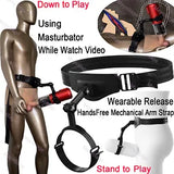 Wearable Release Hands Free Belt Men Sex Toys for Male Masturbaters Cup Strokers