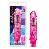 Blush Wild Ride - 9.25" XL Thick Realistic Vibrating Dildo - IPX7 Waterproof