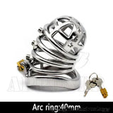 New Stainless Steel Chastity Cage Rings Lock Ring Male Chastity Device Sleeve