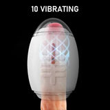 Male Masturbaters Automatic Stroker Cup Vibrating Blowjob Men Training Sex Toy