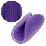 The Gripper Spiral Grip Male Masturbator Stroker Flexible Sleeve Sex Toy Purple