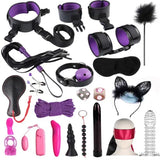 26 PCS SM Leather Bondage BDSM Bedding BondageSex Toy Couple Sexual Bondage Kit