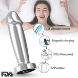 Bluetooth Anal Butt Plug Vibrator Prostate Massager Dildo Sex Toys For Men Women