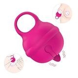 Waterproof Vibrator Tougue Licking Clitoral Nipple Massager G-Spot Dildo Sex Toy