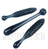 Black Glass Double Heads G Spot Massage Stick 3 Pcs/Set Gay Product sex toys