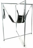 BDSM HEAVY DUTY LEATHER SLING SWING Hammock For SEX- SWING & SLING With Stirrups