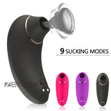 Waterproof 9 Speeds Clitoral Sucking Vibrator Oral Licking Clit Massager Sex Toy