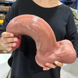 Monster Dildo Realistic Suction Cup Huge Penis Thick Dong Anal Sex Toy for Women