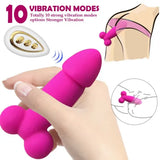 Principiante Silicona Vibrador Butt Plug Tickler Pequeño Iniciador Anal Vibe Sex Toy US