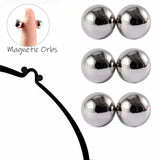 Clitoris Ball Nipple Clamps Powerful Magnetic Orbs BDSM Bondage Pair Set