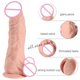 New Realistic Silicone Large Dildos Sex Toys for Women with Suction Cup Dildo