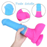 Huge Thick Dildo Realistic Silicone Alien Soft Penis Dong Sex Toy Suction Cup