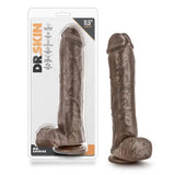 Blush - 11" Long XL BBC Realistic Dildo Suction Cup Sex Toy - Chocolate Brown