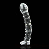 165MM Glass Anal Plug Prostate Massage Crystal Vaginal Stimulation Sex Toys