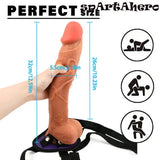 King Realistic Dildo Suction Cup Strap-On Huge Penis 12.6