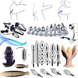 Anal Butt Plug Estim Stimulation bdsm Jump Prostate Massager Vibrator Sexy Toys