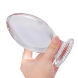 Crystal Glass Huge Large Big Anal Butt Plug Dildo Massager Sex Toy for Women Men