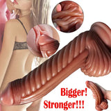 8" Huge Realistic Dildo Anal Vagina Suction Cup Sex Toys for-Women G-spot Penis