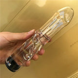 Hollow Glass Dildo Add Hot Ice Water Pyrex Anal Butt Massage Plug Penis Sex Toy