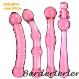 Crystal Glass Anal Dildo Huge Anal Plug Strapon Dick Female Masturbator Sex Toys