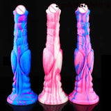 Huge Dildo Penis Long Realistic Colorful Liquid Silicone Sucker Adult Sex Toys