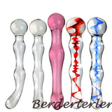 Crystal Glass Anal Plug Anus Beads Butt Plug Anal Massage Masturbation Sex Toys