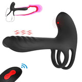 Vibrate Penis Sleeve Cock Ring Clit G-spot Stimulator Couple Dildo Sex Toys Men