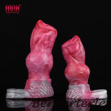 FAAK Large Knot Penis Sleeve Hollow Dildo Fantasy Sheath Ring Extender Sex Toys