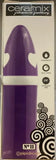 Ceramix Pleasure Pottery Ultra Powerful Multi-Speed Vibe No. 11 - Purple & White