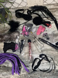 Adult Sex Toy Couple Sexual Gift Lot Of 20 Bondage Kit Purple Discreet Shipping