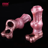 FAAK Fantasy Knot Penis Sleeve Silicone Sheath Cock Enlargement Dildo Sex Toys