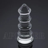 Super Plug Pagoda Glass Plug Dilator Stimulate Expanding Massager Sex Toys