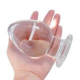 Big Crystal Anal Butt Plug Glass G-Spot Consolador Masturbador Juguetes Sexuales para Hombres Mujeres