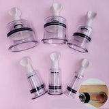 2PCS Nipple Sucker Cupping Clamps Breast Clit Twist Vacuum Suction Cup Sex Toys