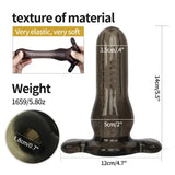 Hollow Anal Tunnel Butt Plug Penis Sleeve Male Masturbator Sex Toys for Gay Men