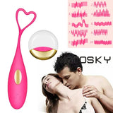 Vibrating Egg G-Spot Dildo Clit Vibrator Nipple Vagina Massage Women Men Sex Toy