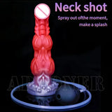 Spraying Imitation Ejaculation Silicone Dildo Anal Plug Cleaning Adult Sex Toys