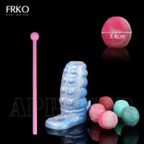 Soft Silicone Peni Sleeve Ovipositors Lag Stick Vaginal Anal Plug Couple Sex Toy