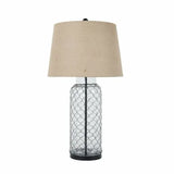 Ashley Furniture Sharmayne Glass Table Lamp in Transparent