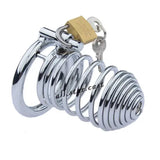 Male Chastity Cage Lock Device Slave Games Bandage Men Drop Sleeve Metal Rings